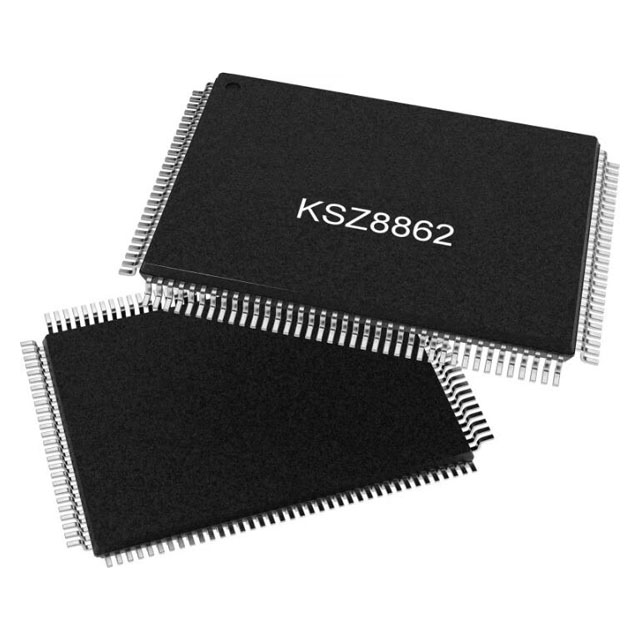 供應，回收【Microchip】KSZ8862-32MQL 雙端口以太網(wǎng)交換機，帶光纖支持