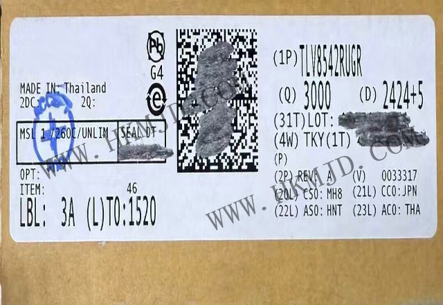 [供應 TI 放大器] TLV8542RUGR 500nA，RRIO 運算放大器